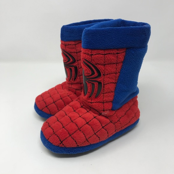 spiderman boot slippers